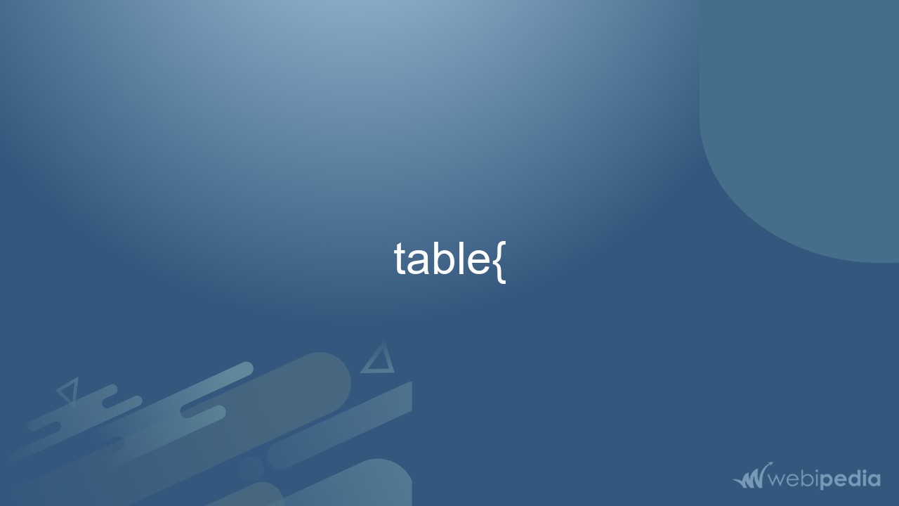 table{